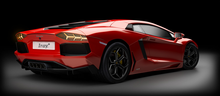 Lamborghini Aventador Side View