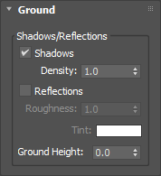 Iray+ IBL Ground parameters