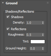 Iray+ Physical Sky Ground parameters