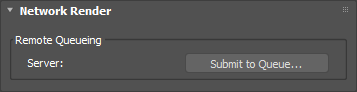 The Iray for 3ds Max Network Render rollout