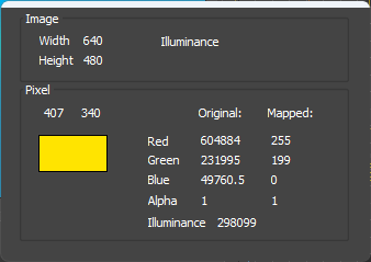 The Iray for 3ds Max Detailed display mode