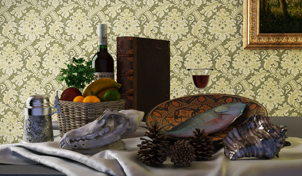 Still Life with Iray Materials