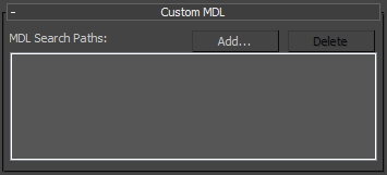 Adding MDL search paths to Iray