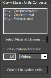 Enabling the Iray+ Library Converter