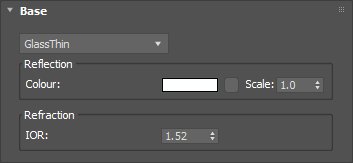 Editing a component using ThinwallTransparent