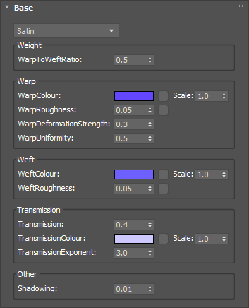 Editing a component using WovenAnisotropic