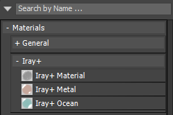 Iray+ Materials in the 3ds Max Material Editor