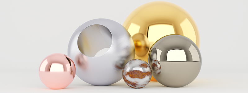 Iray+ Metal Materialss