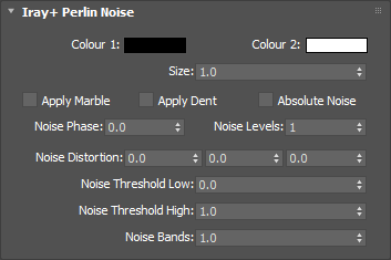 Editing a component using Iray+ Perlin Noise