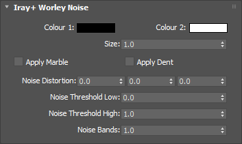 Editing a component using Iray+ Worley Noise